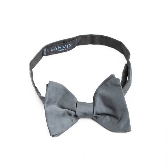 Lanvin Tie Men Slate Gray